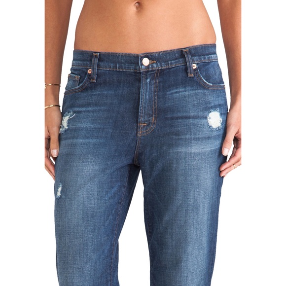 🌟 J Brand Aidan Boyfriend Ripped Jeans Ringer 26 - Picture 3 of 8